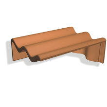 Benders Palema (2k) pultvindskedesten venstre teglrød